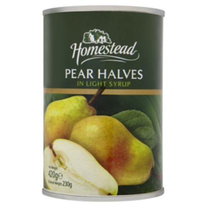 Picture of Homestead Pear Halves 425g x12 